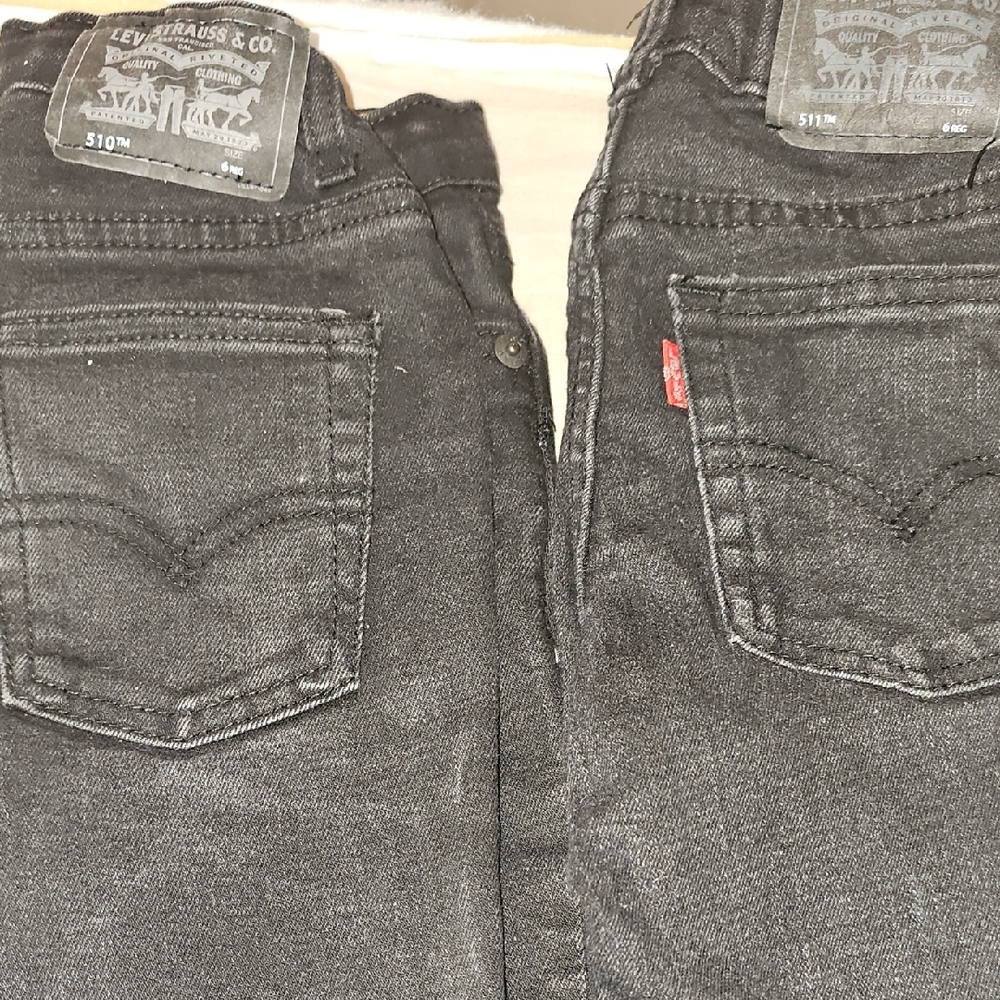 Boy's Charcoal Slim Jeans
